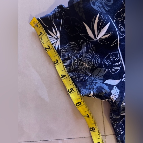 Womens Summer Tops - Blue Blouse / Shirt - Elastane - Floral - Casual Free Plane - Picture 9 of 16